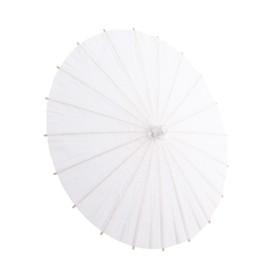 Paper Parasol Chinese/Japanese Decorative Umbrella White DIY Painting Decorative Umbrella Wedding Bridal Party Decor Photo Cosplay Prop(30CM)