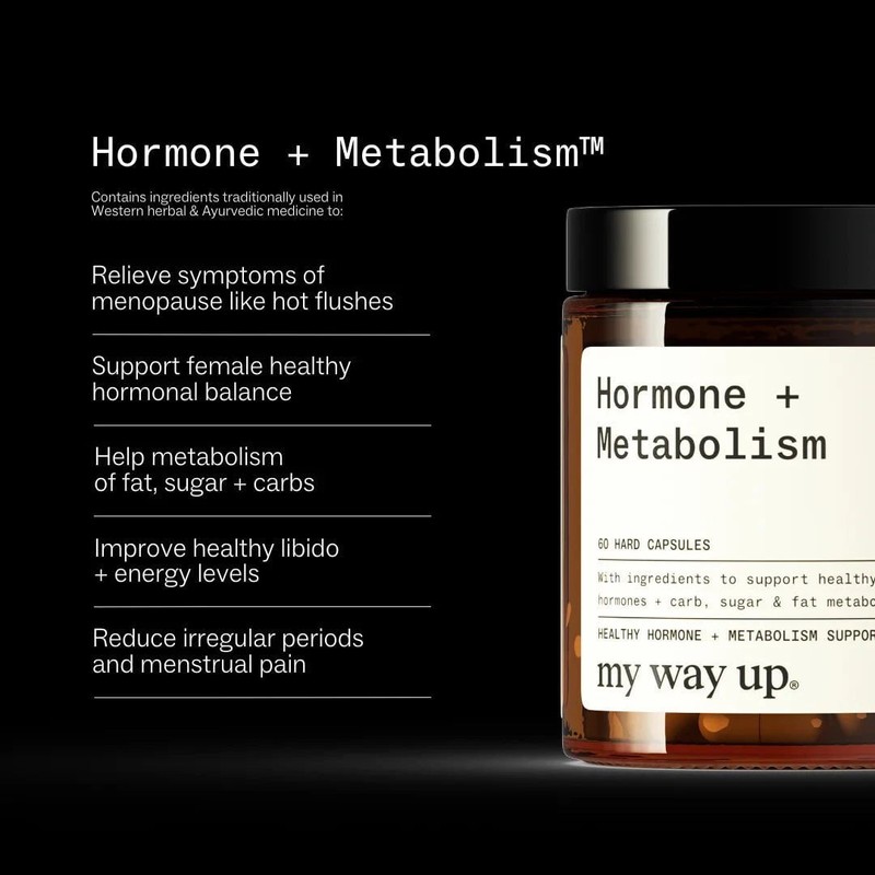 My Way Up Hormone + Metabolism 60 Hard Capsules