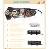 LAMSAM Prewired Control Plate for Jazz Bass Guitar, Loaded J