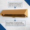 UAP Stainless Steel Hidden Fix Letterplate Restrictor Shrouds - Letterbox
