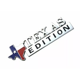 rockos import metal Texas Edition Emblem Star Sate Flag Emblem fender Side Door Sticker truck