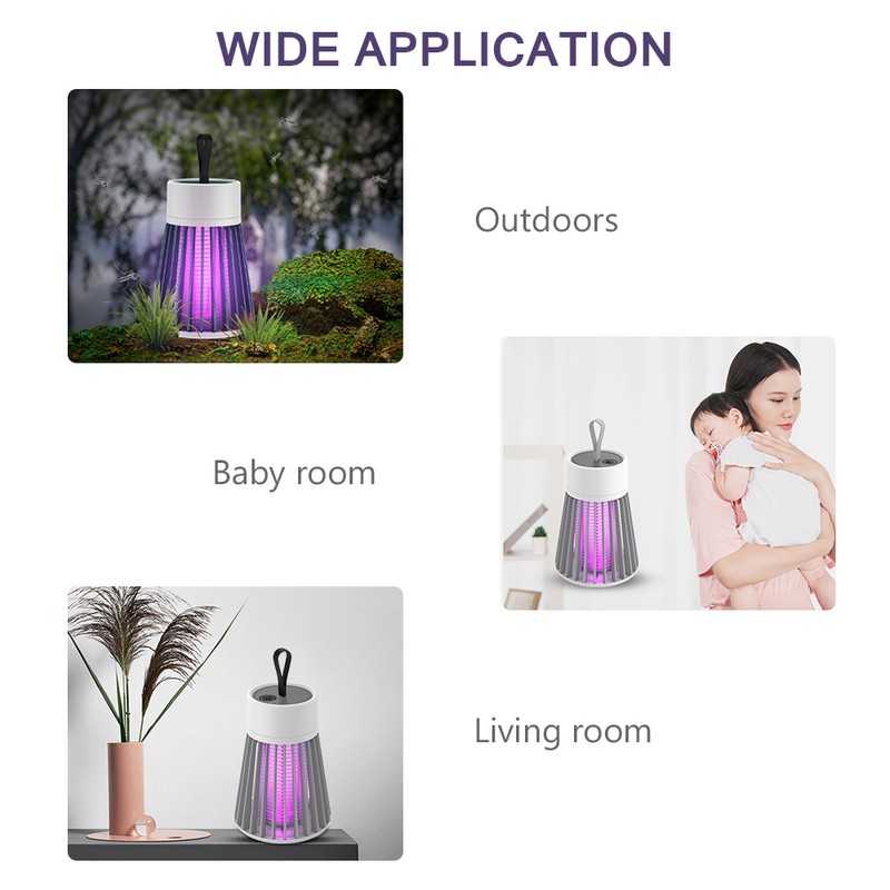 Mosquito Trap Zapper Portable Mosquito Killing Lamp Electric Mosquito Lamps