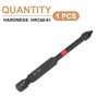 HARFINGTON #1 Phillips Impact Screwdriver Bit PH1 1/4" Hex Shank
