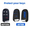 RUIHEDAHB Silicone 392 key fob cover with Key chain Compatible