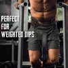 EvoFitness EVO Weightlifting dip belt Neoprene Gym Support Straps GEL