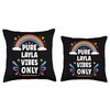 LAYLA Vibes Only Cute Retro Girls LAYLA Name Throw Pillow