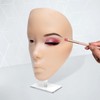 ZTBBRA Makeup Practice Face Board, Reusable Silicone Makeup Practice Face/Makeup