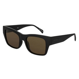 CARVE Zeus Polarized Sunglasses – Matte Black Frame, Bronze Lens, Striking Contoured Rectangular Shape, UV400 Protection