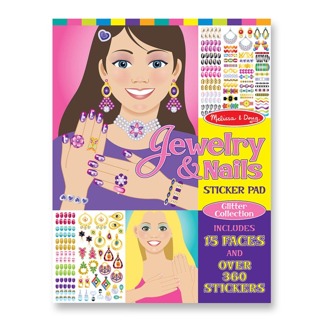 Melissa & Doug Jewelry & Nails Sticker Pad