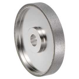 HARFINGTON Diamond Lapidary Wheel 6 Inch x 1 Inch Arbor Hole 120 Grit Grinding Wheels for Stone, Marble, Glass, Ceramics, Crystal, Carbide, Steel