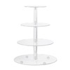 CECOLIC Acrylic Cupcake Stand Clear Cupcake Holder Display Stand Dessert