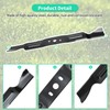 IDEASURE 581043901 Mulching Blades for 46" Deck, Compatible with Hu-sqvarna