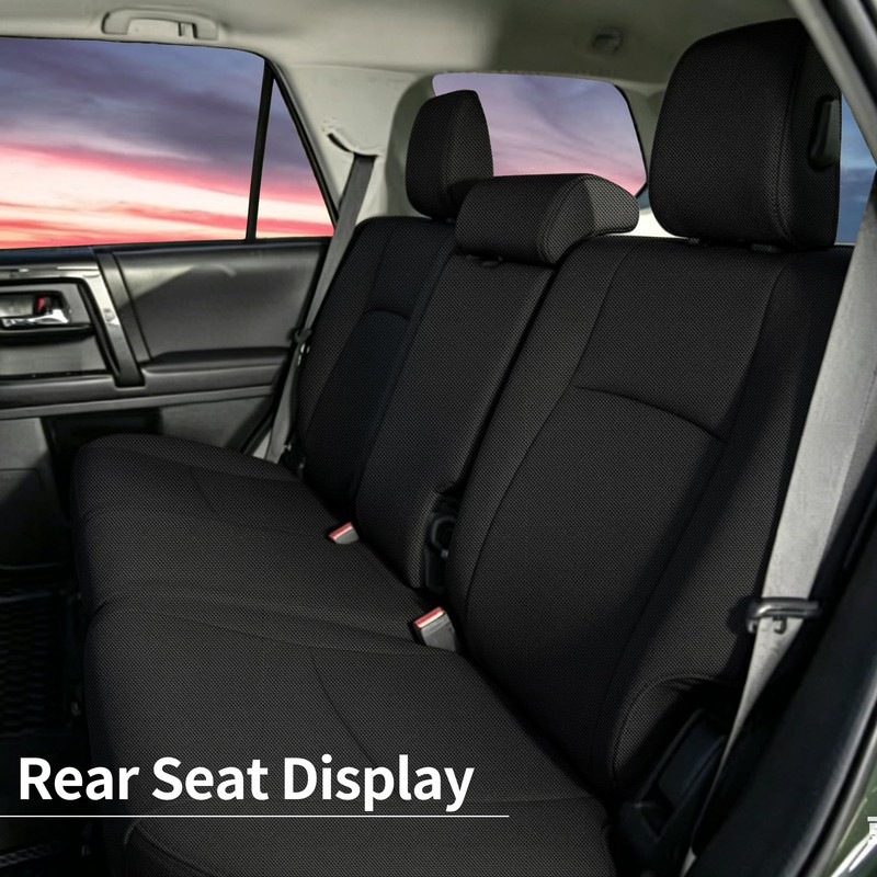 EDIETH Front and Rear Seat Covers for Toyota 4Runner 2011–2024