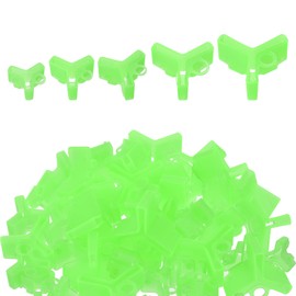 PATIKIL Fishing Hook Bonnets, 100 Pcs Treble Fishing Hook Covers Hook Safety Holder Covers for Fishing Lures, Green