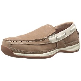 Rockport Work Women's Sailing Club RK673-W Work & Safety, Tan/Cream, 7.5 W US