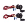 Dual USB Charger Socket Waterproof Power Outlet 12V/24V 2.1A &