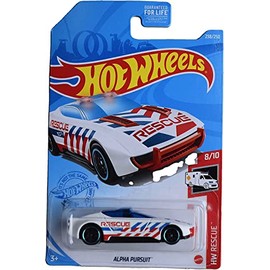 Hot Wheels Alpha Pursuit, Rescue 8/10 [White] 238/250