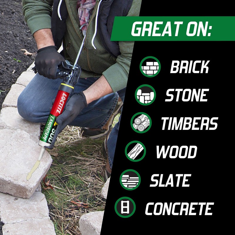 Loctite PL 500 Landscape Block and Paver VOC Construction Adhesive,