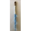 Blue Handle CRIMPED 100% Kolinsky Acrylic Nail Brush (Crimped Size