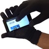 EDZ Merino Wool Touch Screen Gloves With Grips Black XL