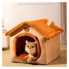 Winter Warm Dog House Bed for Small Dogs and Cats,