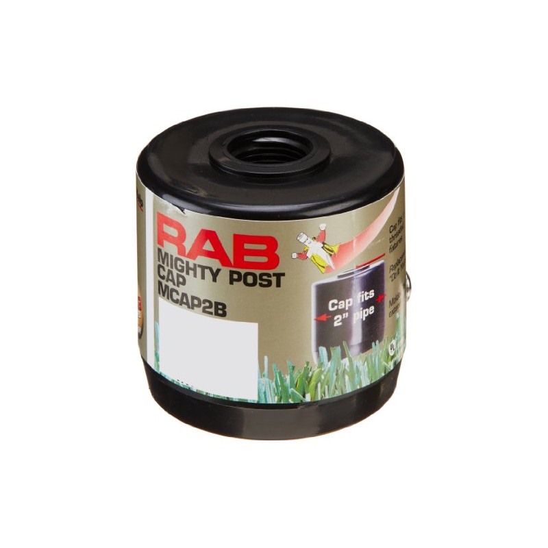 RAB Lighting RAB MCAP2B Landscape Lighting Post Cap, Black