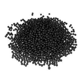 MECCANIXITY Foam Beads Foam Balls 4-6mm for Wedding and Party Decorations, Tiny Packing Balls, Arts DIY Crafts Supplies (Black,1 Pack Approx 12500pcs)