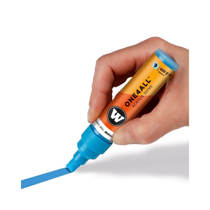 Molotow ONE4ALL Acrylic Paint Marker, 4-8mm, Signal Black, 1 Each