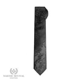 Masonic Revival Noche Necktie (2.5" Slim)