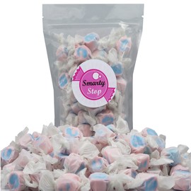 Smarty Stop Salt Water Taffy Every Color (Cotton Candy, 1 Pound (Pack of 1))