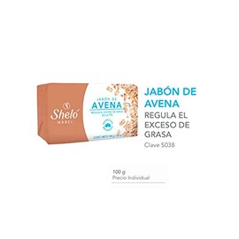 Paquete Con 3 Piezas De Jabón De Avena De 100gr Antiacné limpieza facial sheló nabel