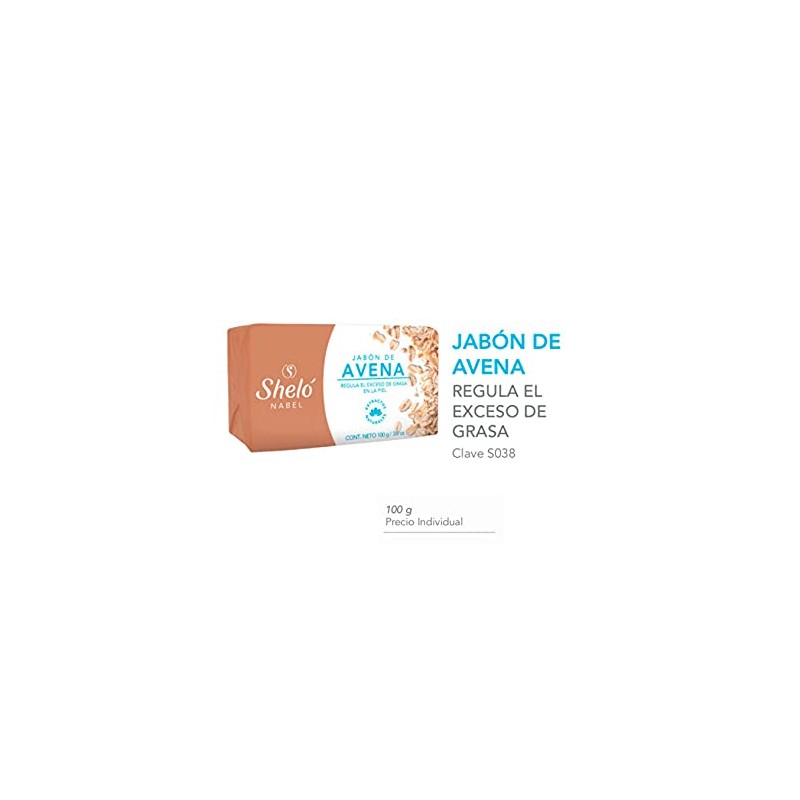 Paquete Con 3 Piezas De Jabón De Avena De 100gr