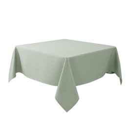 Biscaynebay Square Tablecloth 60x60 Inch-Sage Card Table Fabric Table Cover-Small Folding Table Cloths Linen Water Resistant Washable for Kitchen Dining Picnic Patio Outdoor Party Restaurant Tables