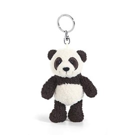 Nici 41078.0 - Wild Friends - Panda Yaa Boo 10 cm Schlüsselanhänger, Schwarz-weiß