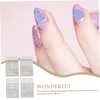 Healeved 8sets Snowflake Sweater Nail Art Stickers Random Styles for