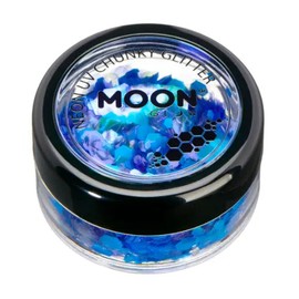 Moon Glitter Neon UV Chunky Glitter Blue