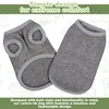 Cozy and Functional Dog Shirts for Small Puppies: Stretchable Gray