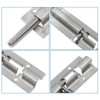 LDEXIN 6Pcs Door Security Slide Latch Lock, 4 inch/100mm Barrel