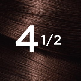 Garnier Nutrisse Permanent Hair Dye, Natural-looking, hair colour result, For All Hair Types, 4 1/2 Medium Dark Brown