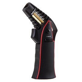 TriGear Professional Aluminum Culinary Refillable Adjustable Butane Torch Lighter for Cooking Soldering and Welding