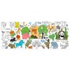 AYESY Zoo Coloring Tablecloth, DIY Kids Party Tablecloth, Giant Colouring