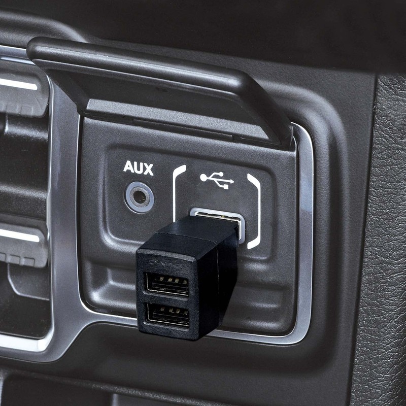SEIWA F321 Car Accessories USB Connector 2 Outputs 3A Automatic