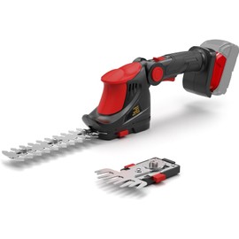 Hedge Trimmer Cordless for Milwaukee 18V MAX Battery, 1500RPM Grass Trimmer Electric Hedge Trimmer, 2 in 1 Design, Perfect for Yard, Garden, and Lawn Care(Battery Not Included) (Red)