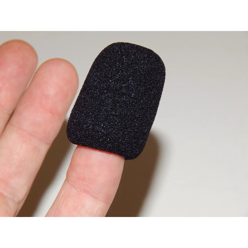 Unbranded 1 black Microphone Headset Windscreen Sponge Foam Mic Cover