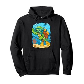 Children-Diving Scuba-Divers Underwater Scuba-Diving Pullover Hoodie