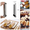 AMBESTAR 30 Pack Cannoli Horn Form Set, Large Stainless Steel