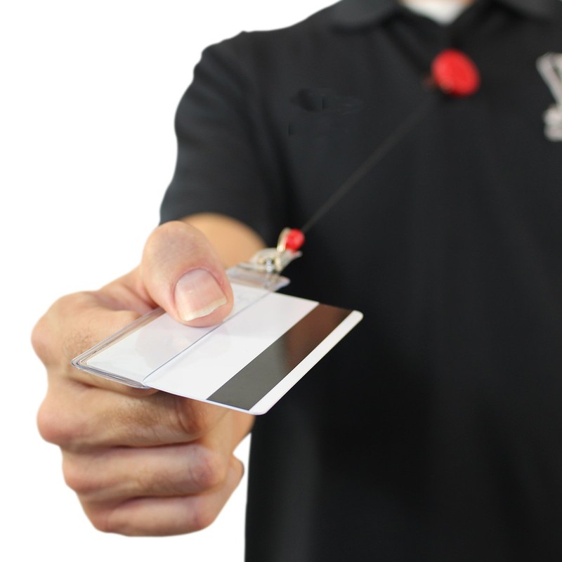 Half Card Vinyl Holder with Slot - Vertical by Specialist