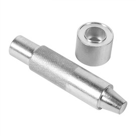 Eyelet Hole Punch 4/12/14/17/20 mm Eyelet Hole Punch Tool Kit Grommet Setter Hollow Hole Punch for Leather Craft Clothing Fabric Curtain Eyelet Hand Setter (1400# 17 mm)