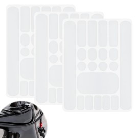 Bravien Bike Frame Protector Clear 3 Pack Anti-Scratch Shockproof Weatherproof Mountain Road Bike E-Bike Durable Protection