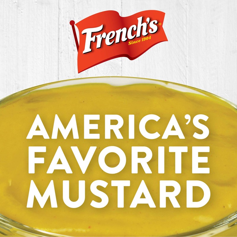 French's Classic Yellow Mustard Squeeze Bottle, 8 oz (12 pack)